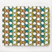 MCM kleurrijke lijnen Muismat (Voorkant)