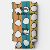 MCM kleurrijke lijnen Seltzer Blikjeskoeler (Voorkant)