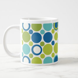 MCM Limoen en Aqua Bubble Grote Koffiekop