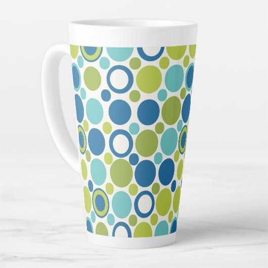 MCM Limoen en Aqua Bubble Latte Mok (Linkerhoek)