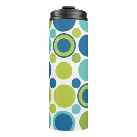 MCM Limoen en Aqua Bubble Thermosbeker (Voorkant)