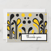 MCM MCM Matig schilderen Lollipops Goud Zwart Bedankkaart (Voorkant)