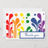 MCM MCM MCM MCM Moderne Lollipops Hartelijk dank Bedankkaart (Voorkant)