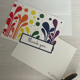 MCM MCM MCM MCM Moderne Lollipops Hartelijk dank Bedankkaart