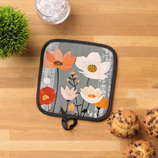 MCM Mixed Media Flowers Pannenlap (Top down)