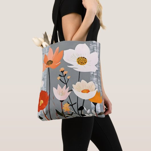 MCM Mixed Media Flowers Tote Bag (Dichtbij)