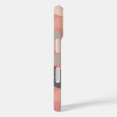 MCM Mod Circles Patroon roos goud blush roze grijs Case-Mate iPhone Case (Achterkant / Rechts)