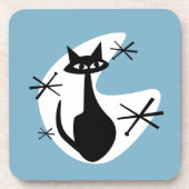 MCM Onderzetters Atomic Age Kat Boomerang Starburs (Voorkant)