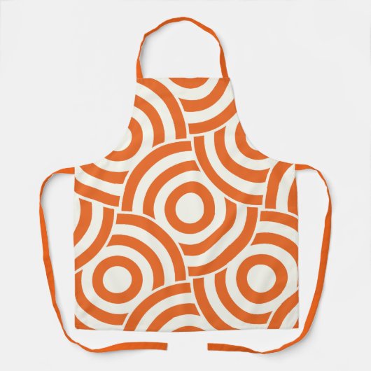 MCM Oranje terracotta midden-eeuws motief Schort (Voorkant)