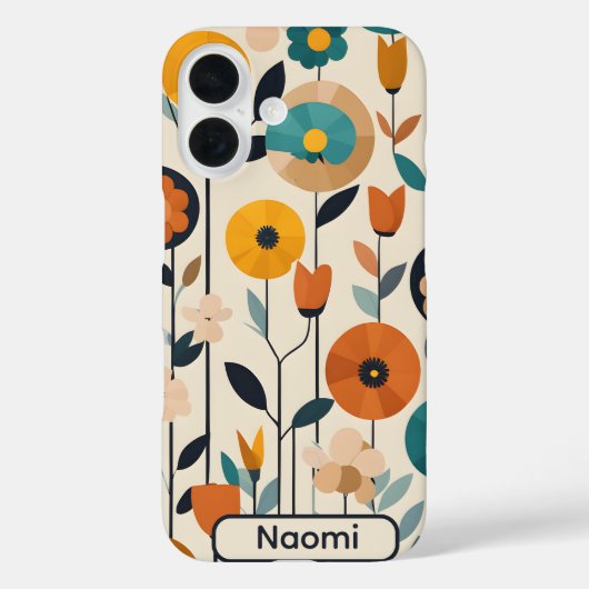 MCM Pop Art Kleurrijke Bloemen Case-Mate iPhone Case (Achterkant)