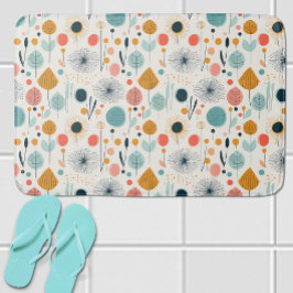MCM retro botanisch patroon Badmat