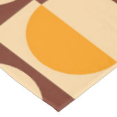 MCM Retro Geometrisch Halfvierkant en Cirkelpatroo Tafelkleed (Gekanteld)