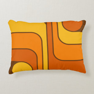 MCM Retro Stijl Geometrisch Ontwerp Jaren 70 Accent Kussen