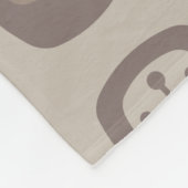 MCM Ronde rechthoeken uit de Middeleeuwen Fleece Deken (Hoek)