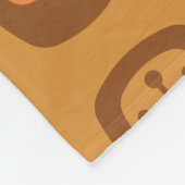 MCM Ronde rechthoeken uit de Middeleeuwen Fleece Deken (Hoek)