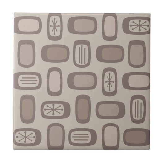 MCM Ronde rechthoeken uit de Middeleeuwen Tegeltje (Voorkant)