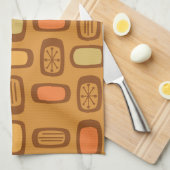 MCM Ronde rechthoeken uit de Middeleeuwen Theedoek (Quarter Fold)