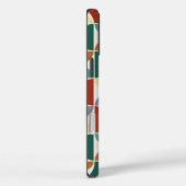 MCM Semicircles Grote Patroon Kleur op Crème Case-Mate iPhone Case (Achterkant / Rechts)