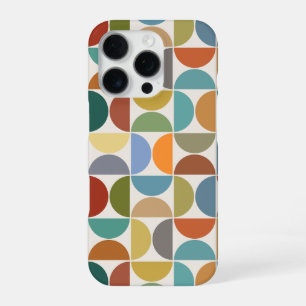 MCM Semicircles Grote Patroon Kleur op Crème iPhone 16 Pro Hoesje