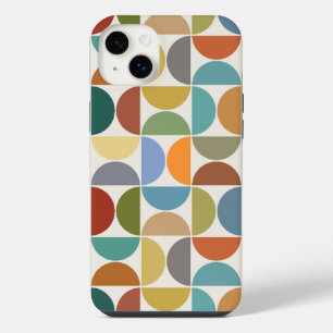 MCM Semicircles Grote Patroon Kleur op Crème