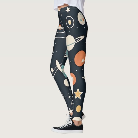 MCM Space Age Planeten en Sterren Leggings (Links)