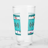 MCM-stijl voor kleurrijke retrings Glas (Rechts)