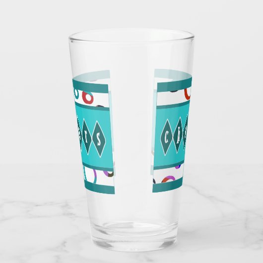 MCM-stijl voor kleurrijke retrings Glas (Rechts)
