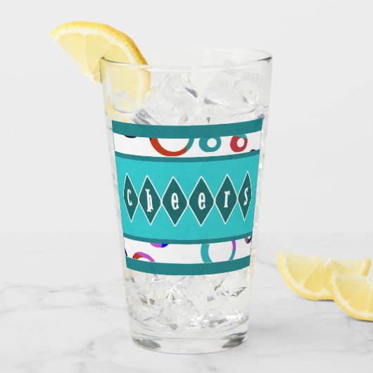 MCM-stijl voor kleurrijke retrings Glas (Voorkant ijs)