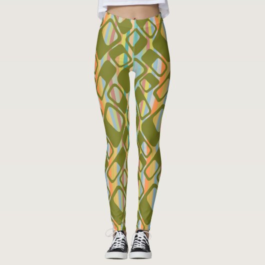 MCM-strepen Leggings (Voorkant)
