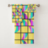 MCM Tic-Tac-Toe Bad Handdoek (Insitu)