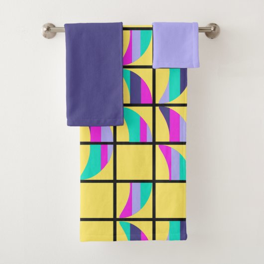 MCM Tic-Tac-Toe Bad Handdoek (Insitu)