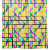 MCM Tic-Tac-Toe Douchegordijn (Voorkant)