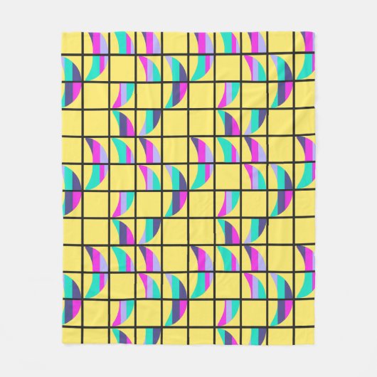 MCM Tic-Tac-Toe Fleece Deken (Voorkant)