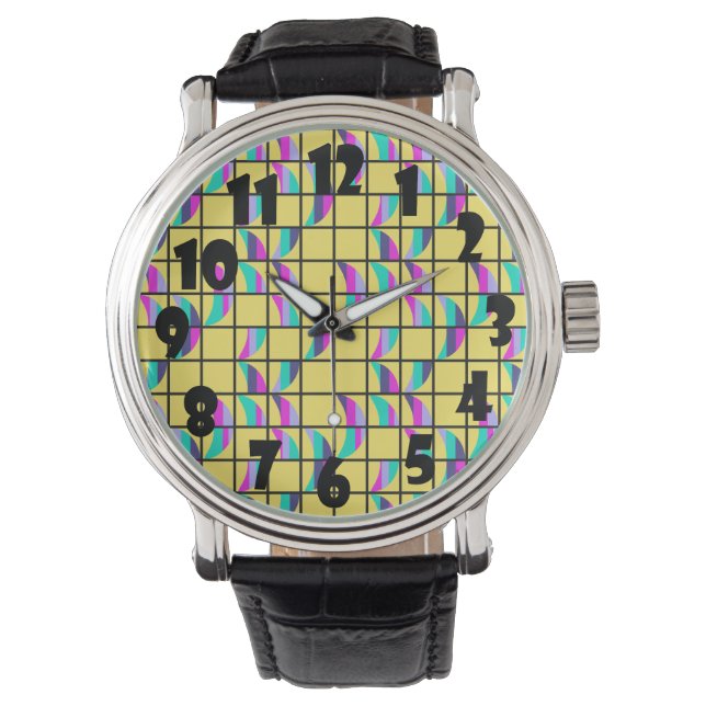 MCM Tic-Tac-Toe Horloge (Voorkant)