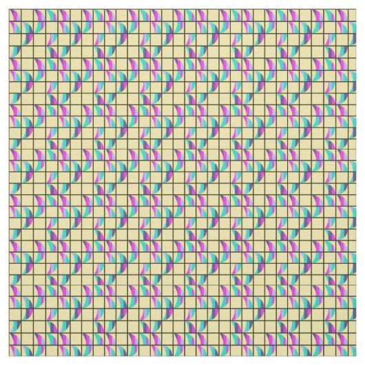 MCM Tic-Tac-Toe Stof (Swatch)