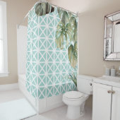 MCM Tropical Lattice Douchegordijn (In situ)