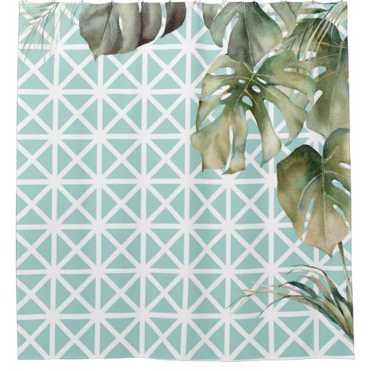 MCM Tropical Lattice Douchegordijn (Voorkant)