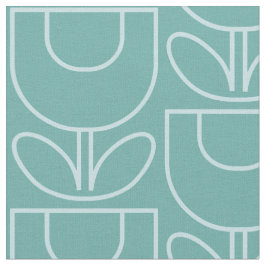 MCM Tulip Aqua Stof