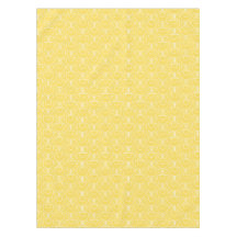 MCM Tulip Yellow Tablecloth