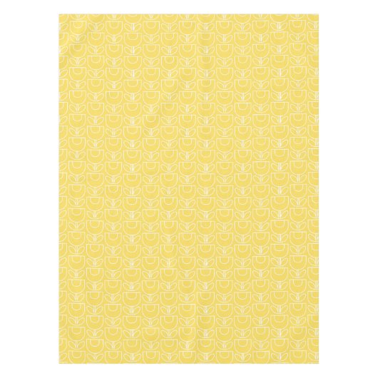MCM Tulip Yellow Tablecloth Tafelkleed (Voorkant)