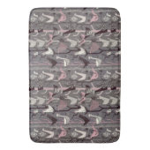 MCM Vogels Kippen Eenden Roze Zwart Grijs Wit Badmat (Voorkant Verticaal)