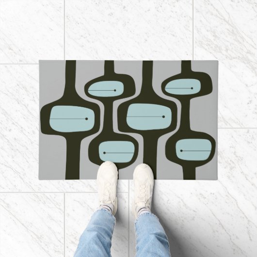 MCM WELKOMSTMAT - blauw en grijs Deurmat (Binnen)