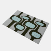 MCM WELKOMSTMAT - blauw en grijs Deurmat (Schuin)