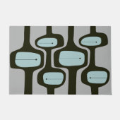 MCM WELKOMSTMAT - blauw en grijs Deurmat (Voorkant)