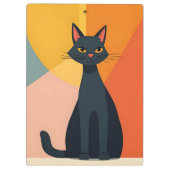MCM Zwarte Kat Klembord (Achterkant)