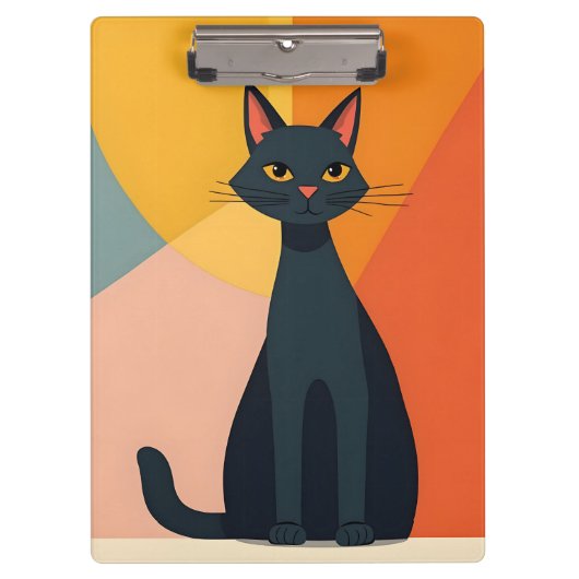 MCM Zwarte Kat Klembord (Voorkant)