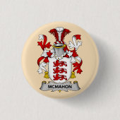 McMahon Family Coat of Arms Button (Voorkant)