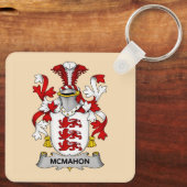 McMahon Family Coat of Arms Keychain (Achterkant)