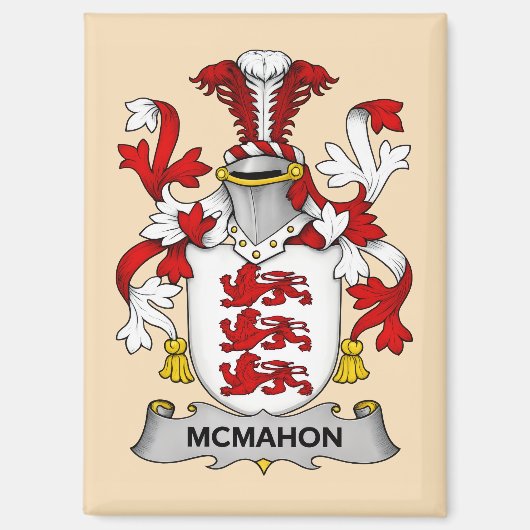 McMahon Family Coat of Arms Magnet  (Voorkant)