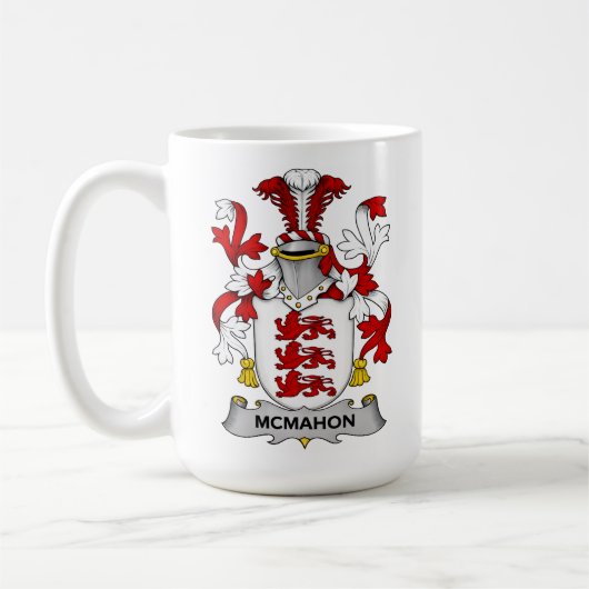 McMahon Family Coat of Arms Mug Koffiemok (Links)